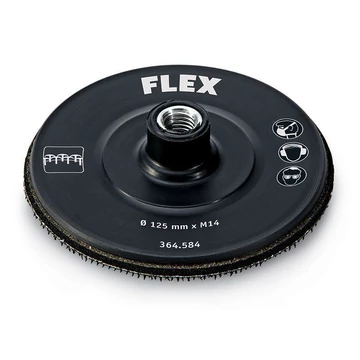 Tépőzáras csiszolótányér Ø 125 x M 14