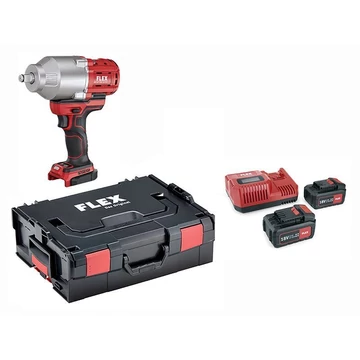 Akkus ütve - csavarbehajtó, 18,0 V / IW 1/2“ 950 18.0-EC / 5.0 AH Szett