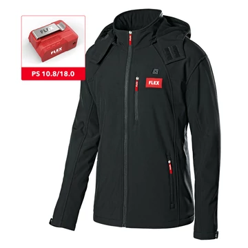 Akkus fűthető unisex softshell kabát  / TJ 10,8/18.0