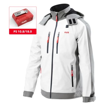 Akkus fűthető női softshell kabát  / TJ White 10.8/18.0 Lady