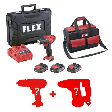 Akkus gép csomag + 2 db választható géppel | FLEX PACK 12
