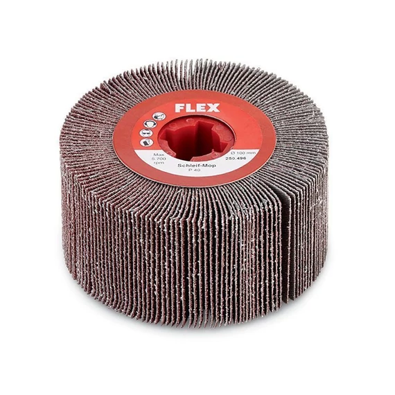 Csappantyús csiszolóhenger, finomság 40, Ø 100 x 50