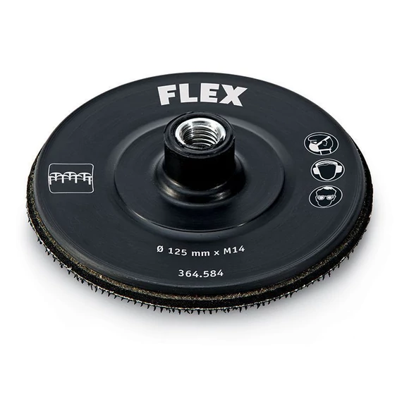 Tépőzáras csiszolótányér Ø 125 x M 14