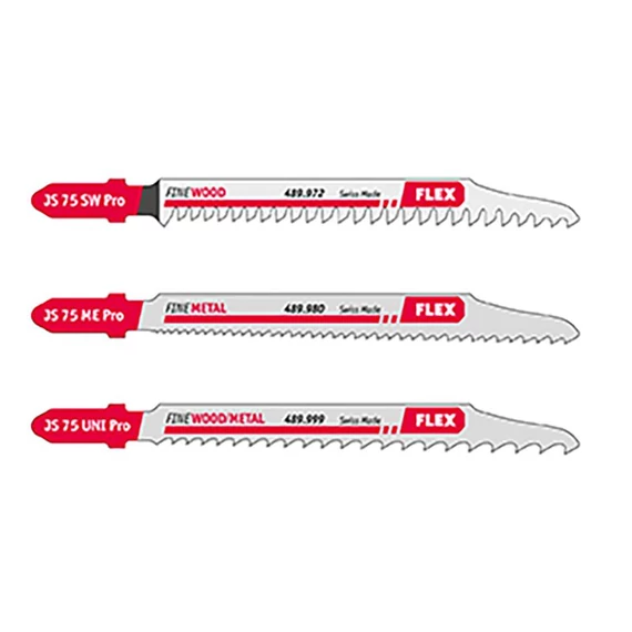 Dekopírfűrész lapok / JS 75 Pro Set VE 3