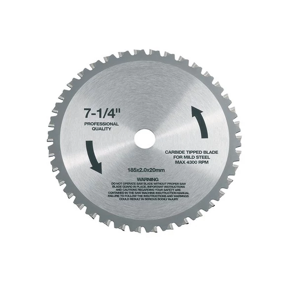 Karbidhegyű fűrésztárcsa acélhoz, 185 Ø x 20