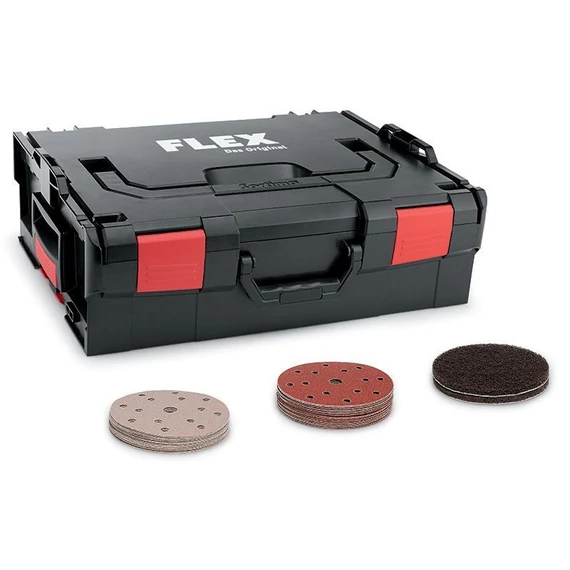 Tépőzáras csiszolópapír szett festőknek L-BOXX kofferbe / Paint-Set D150