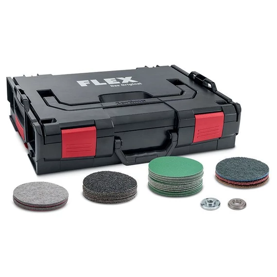 Tépőzáras csiszolópapír szett fémcsiszoláshoz / I-Box SE 14-2 125