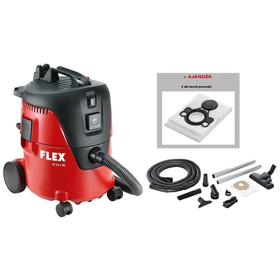 Ipari porszívó 20 l, L osztály /VC 21 L MC AJÁNDÉKKAL