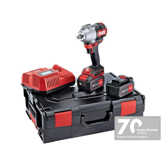 Akkus ütve - csavarbehajtó, 18,0 V / IW 1/2“ 750 18.0 EC 5.0 Ah Szett