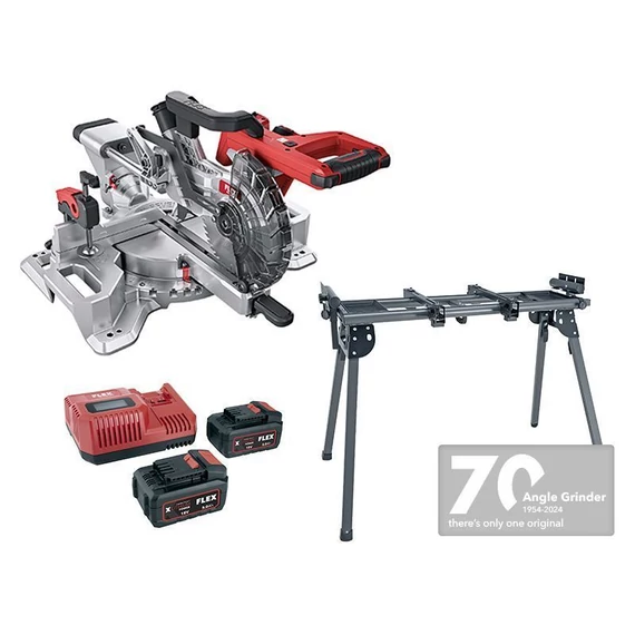 Akkus gérvágó fűrész szett asztallal 18,0 V | SMS 190 18.0 EC 5,0 Ah szett