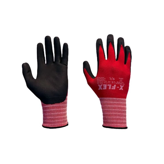 X-FLEX munkavédelmi kesztyű (mártott)