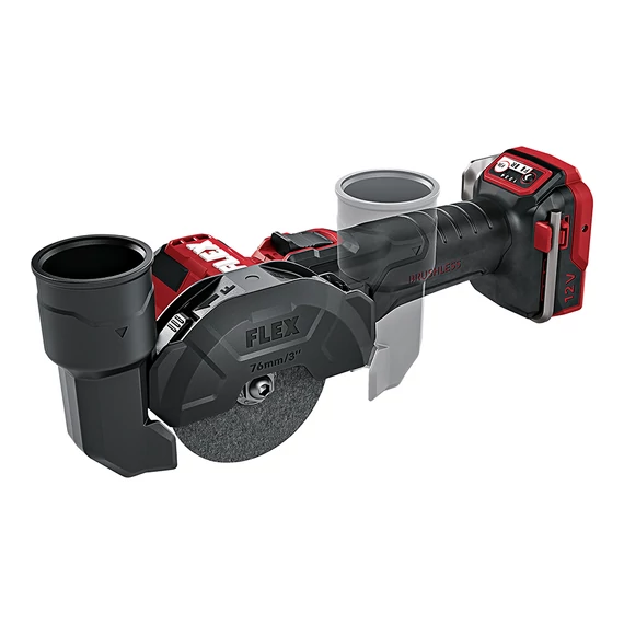 Akkus 12 V-os mini sarokcsiszoló, 76 mm, kartondobozban / LBE 76 12-EC C