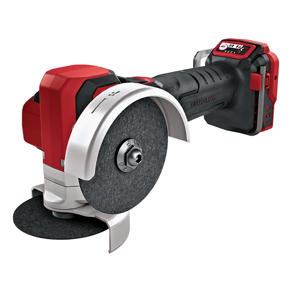 Akkus 12 V-os mini sarokcsiszoló, 76 mm, kartondobozban / LBE 76 12-EC C