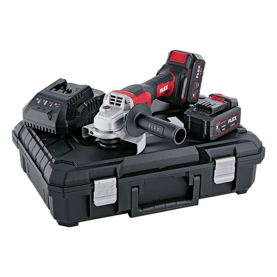 Akkus sarokcsiszoló szénkefe nélküli motorral / L 125 18.0 EC LD 5.0 Ah