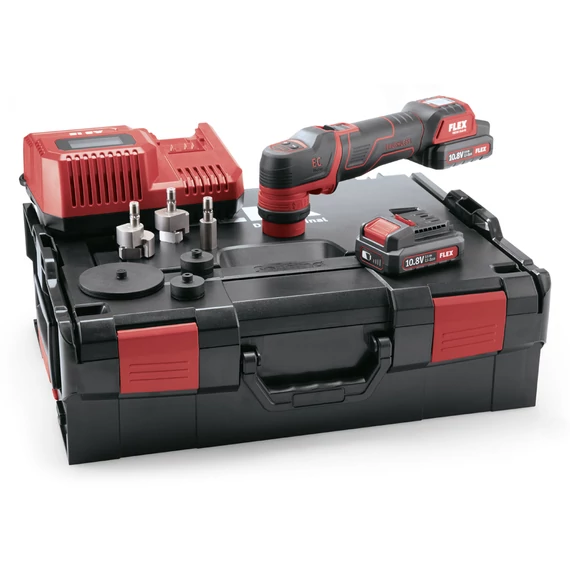 Akkus polírozó forgó és szabadonfutó excenter mozgással. 12 V + ajándék 6mm excenter adapter | PXE 80 12-EC/5.0 Ah